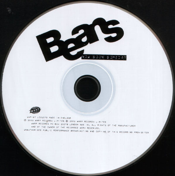 Beans : Now Soon Someday (CD)