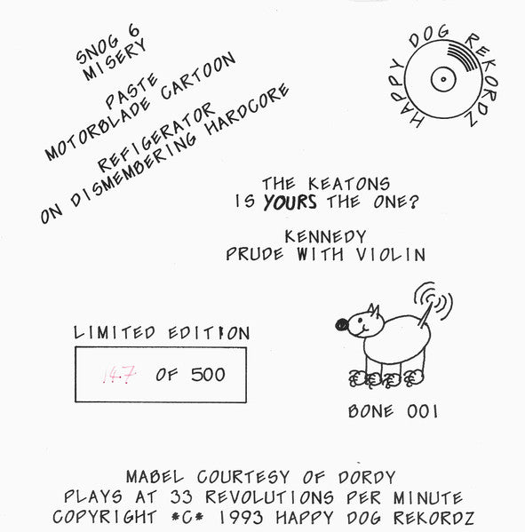 Various : Does Your Dog Moult? EP (7", EP, Ltd, Num)
