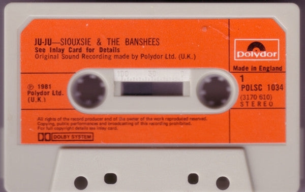 Siouxsie And The Banshees* : Juju (Cass, Album)