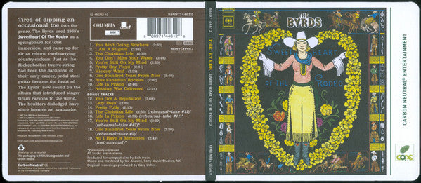The Byrds : Sweetheart Of The Rodeo (CD, Album, RE, RM, SBM)