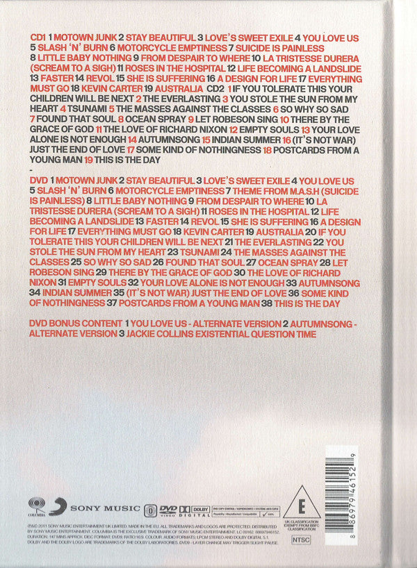 Manic Street Preachers : National Treasures - The Complete Singles (2xCD, Comp, RM + DVD-V, Comp, Copy Prot., RM, Mult)