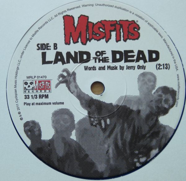 Misfits : Twilight Of The Dead (12", Ltd, Blu)