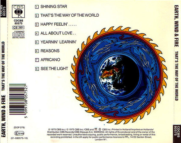 Earth, Wind & Fire : That's The Way Of The World (CD, Album)