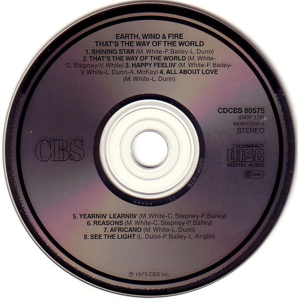 Earth, Wind & Fire : That's The Way Of The World (CD, Album)