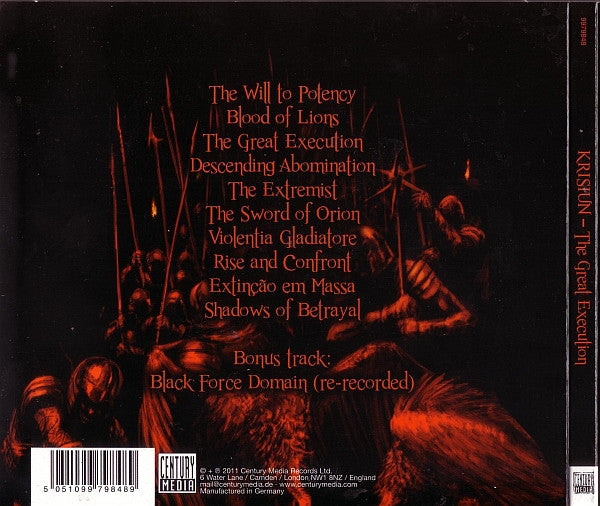 Krisiun : The Great Execution (CD, Album, Ltd, Dig)