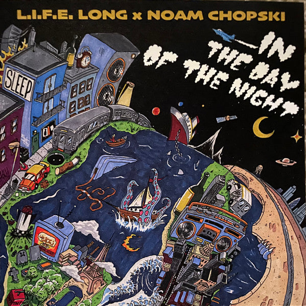 L.I.F.E. Long x Noam Chopski : In The Day Of The Night (CDr, Album)