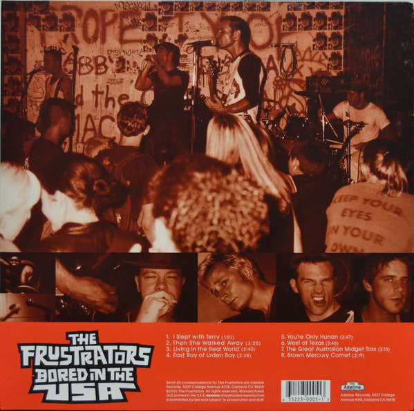 The Frustrators : Bored In The USA (10", EP)
