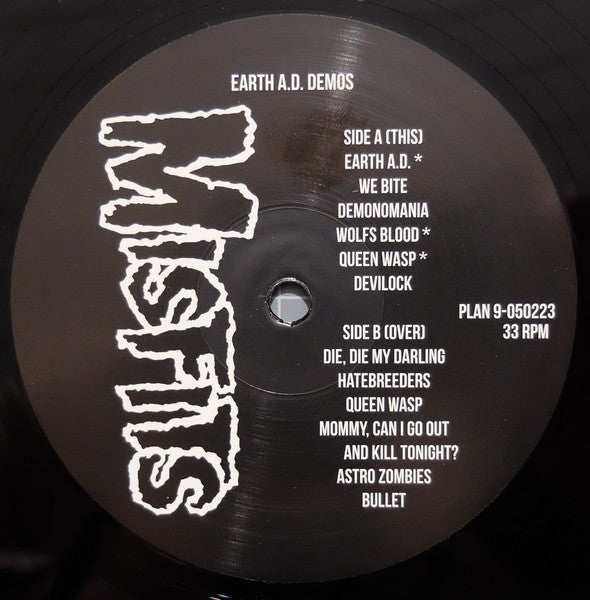Misfits : Earth A.D. Demos (LP, Unofficial)