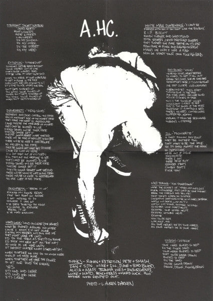 Various : AxHC Australia's Hardcore Compilation (7", Comp, Ltd, Num, W/Lbl)