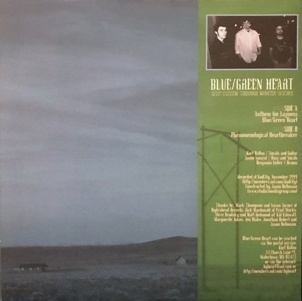 Blue/Green Heart : Self Esteem Through Modern Science (7", Cle)