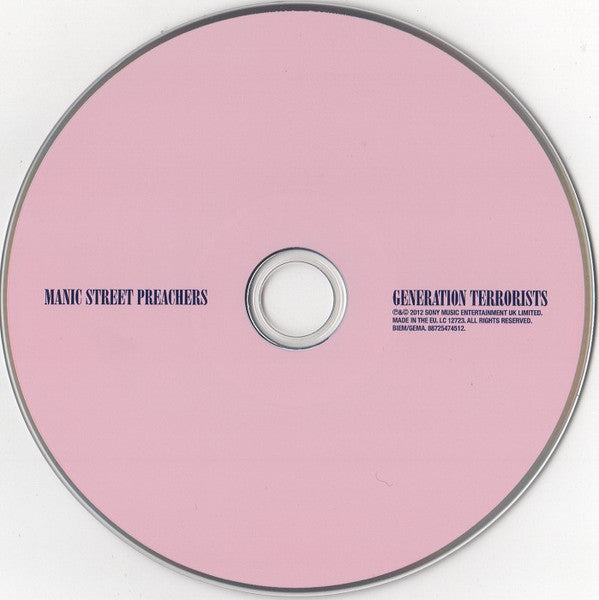 Manic Street Preachers : Generation Terrorists (CD, Album, RE)