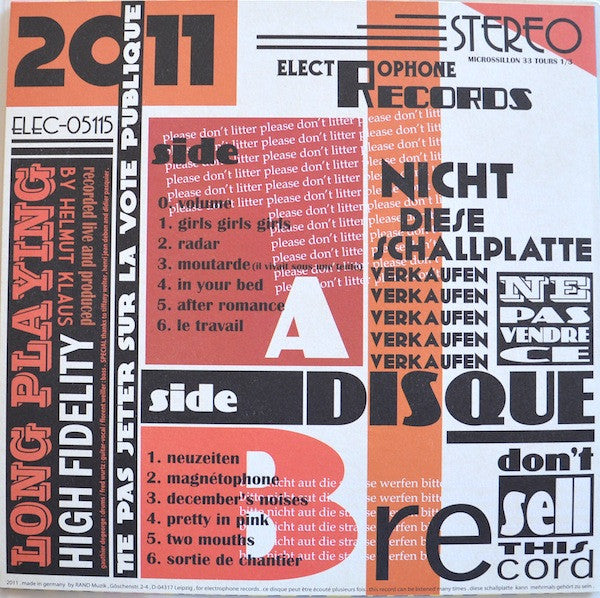 Distortions : No Garage Punk Noise Psycho Dub Cold Wave Disco Beat (LP, Whi)