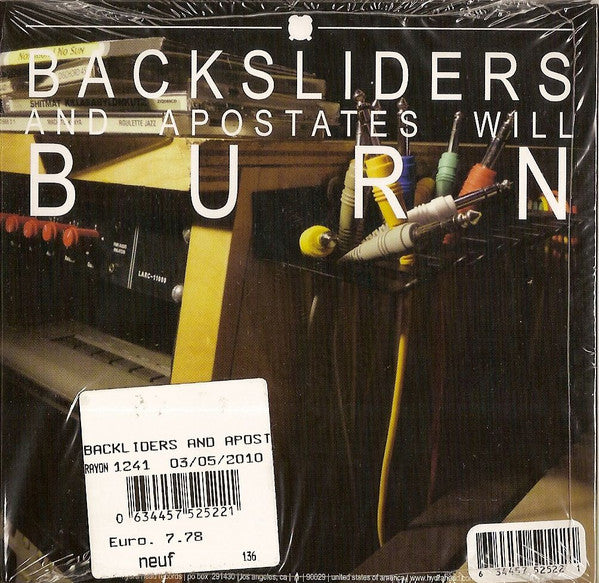 The Austerity Program : Backsliders And Apostates Will Burn (CD, EP, Pap)