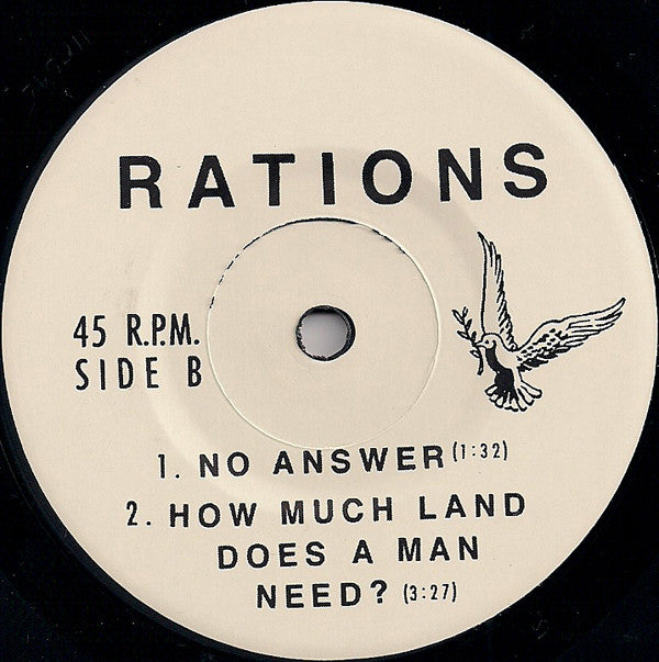 Rations : How Much Land Does A Man Need? (7", Num)
