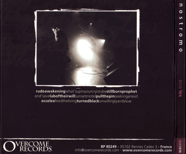Nostromo (2) : Ecce Lex (CD, Album, Enh, Ltd, RP, Dig)