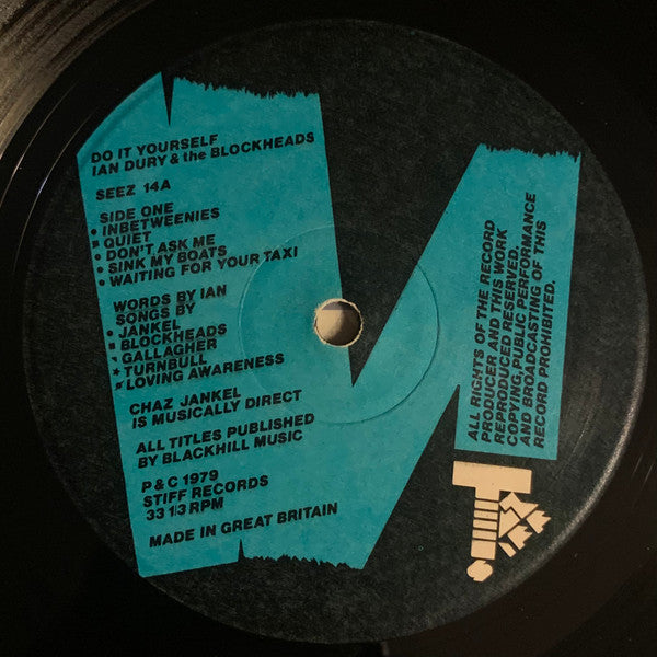 Ian Dury & The Blockheads* : Do It Yourself (LP, Album)