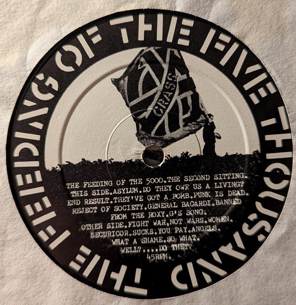 Crass : The Feeding Of The 5000 (The Second Sitting) (12", Album, RE, RR-)
