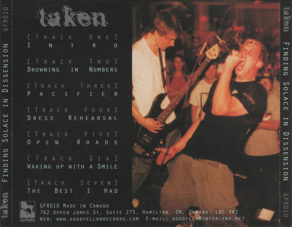 Taken (3) : Finding Solace In Dissension (CD, EP)