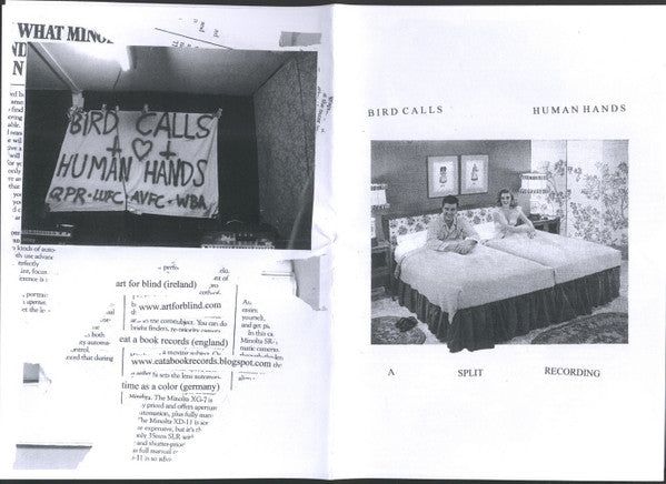 Bird Calls, Human Hands (3) : A Split Recording (7", Ltd)