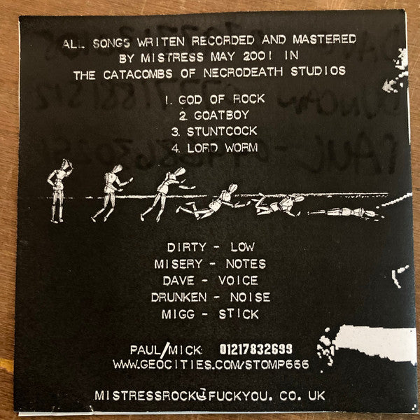 Mistress (2) : Lord Worm (CDr, EP, Dem)