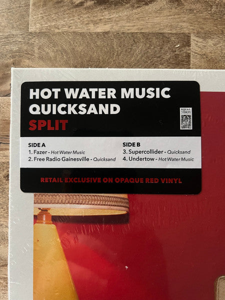 Hot Water Music / Quicksand (3) : Split (12", EP, Ltd, Opa)