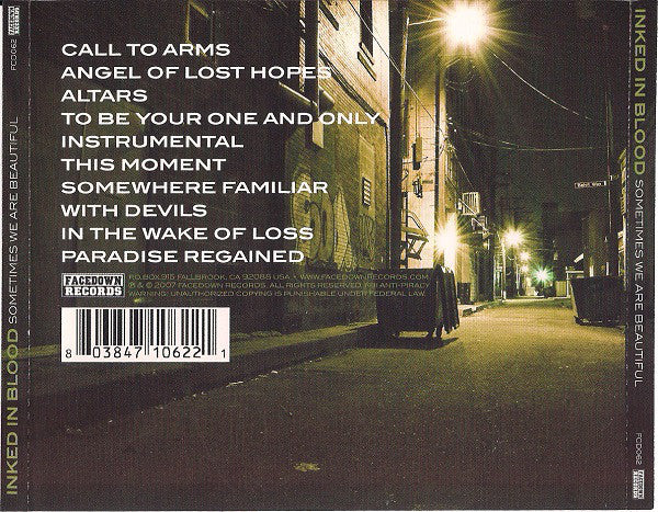 Inked In Blood : Sometimes We Are Beautiful (CD, Album)