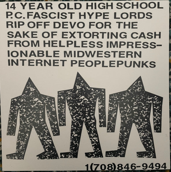 The Coneheads : L​.​P​.​1. Aka 14 Year Old High School PC​-​Fascist Hype Lords Rip Off Devo For The Sake Of Extorting $​$​$ From Helpless Impressionable Midwestern Internet Peoplepunks L​.​P​. (LP, Comp, RP)