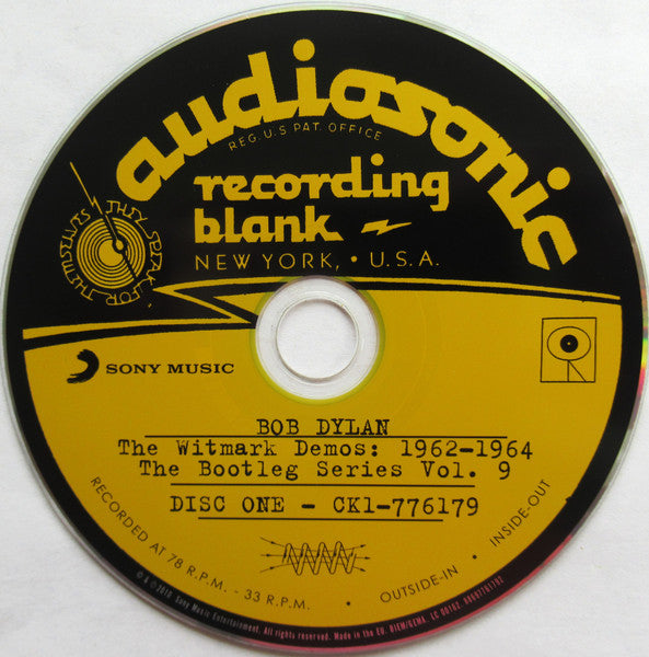 Bob Dylan : The Witmark Demos: 1962-1964 (The Bootleg Series Vol. 9) (2xCD, Album)