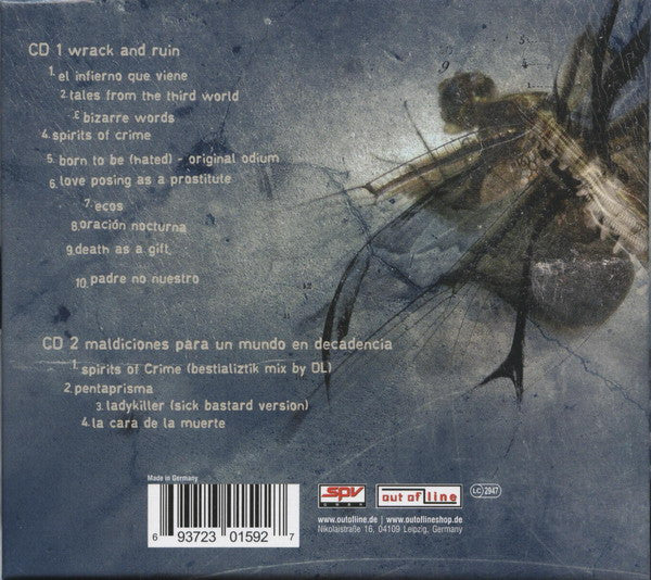 Hocico : Wrack And Ruin (CD, Album + CD, EP + Box, Ltd)