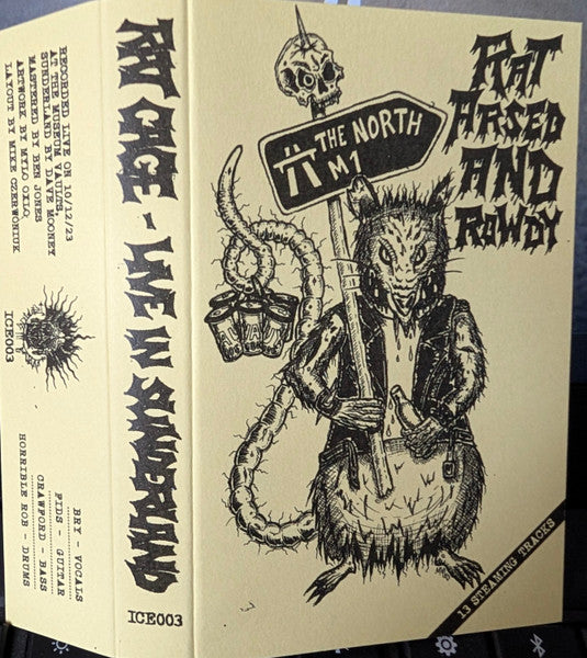 Rat Cage : Rat Arsed And Rowdy - Live In Sunderland  (Cass)