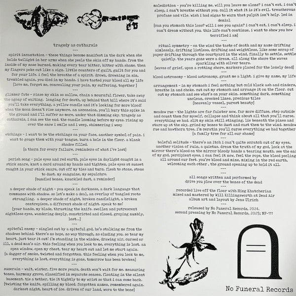 Drive Your Plow Over The Bones Of The Dead : tragedy as catharsis (LP, Album, RE, Red)