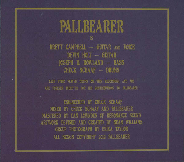 Pallbearer : Sorrow And Extinction (CD, Album)