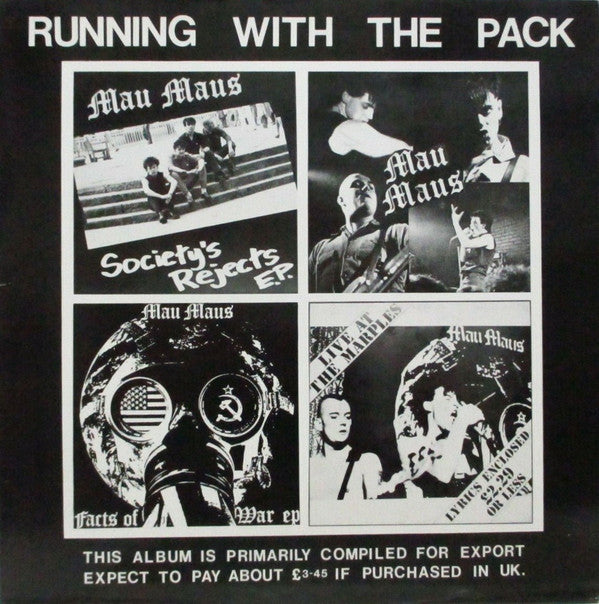 Mau Maus : Running With The Pack (LP, Comp)
