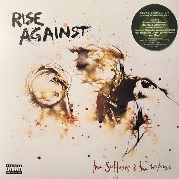Rise Against : The Sufferer & The Witness (LP, Album, RE, RM, Gre)