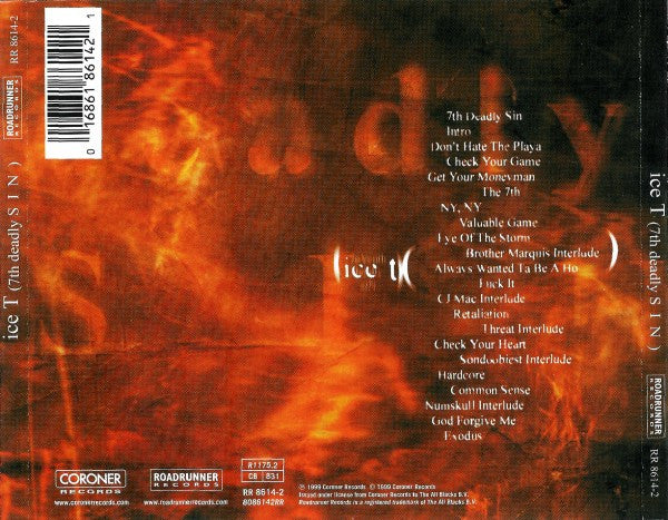 Ice-T : Seventh Deadly Sin (CD, Album)