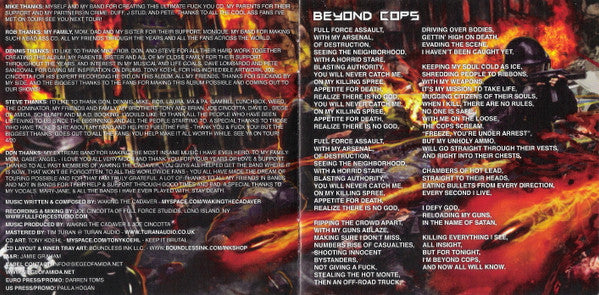Waking The Cadaver : Beyond Cops. Beyond God (CD, Album)