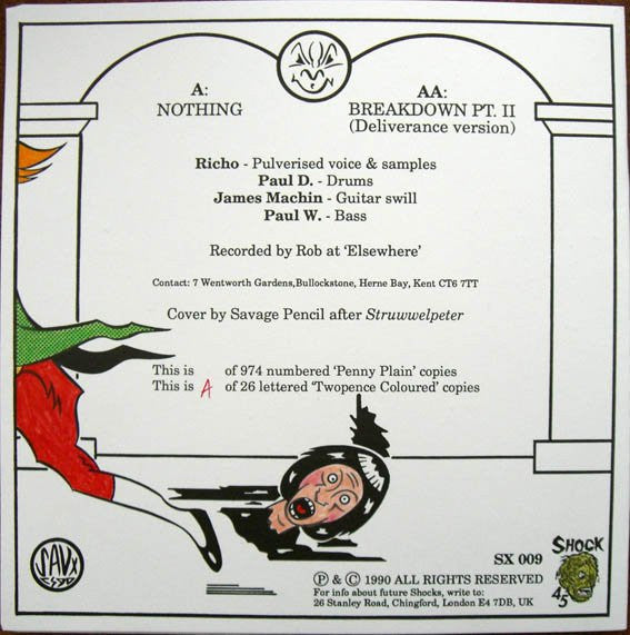 Splintered : Nothing / Breakdown Pt. II (7", Ltd, Num)