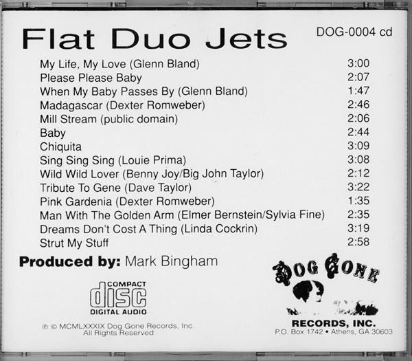 Flat Duo Jets : Flat Duo Jets (CD, Album)