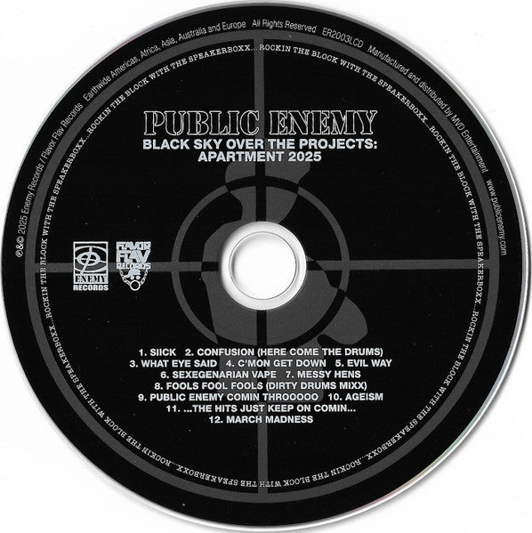 Public Enemy : Black Sky Over The Projects: Apartment 2025 (CD, Album)