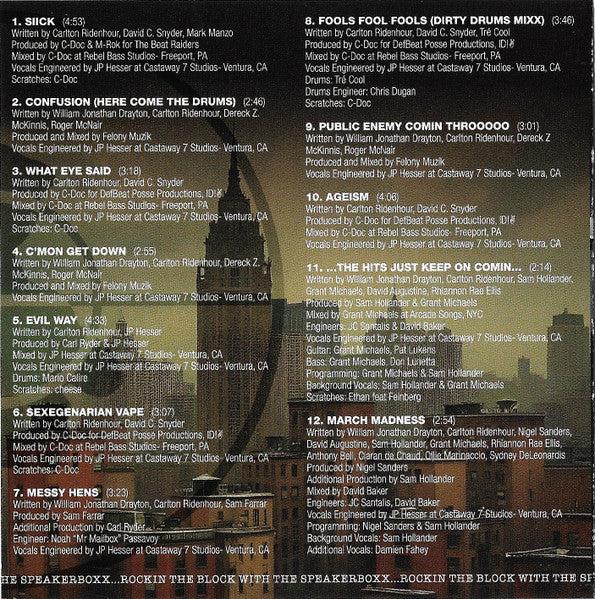 Public Enemy : Black Sky Over The Projects: Apartment 2025 (CD, Album)