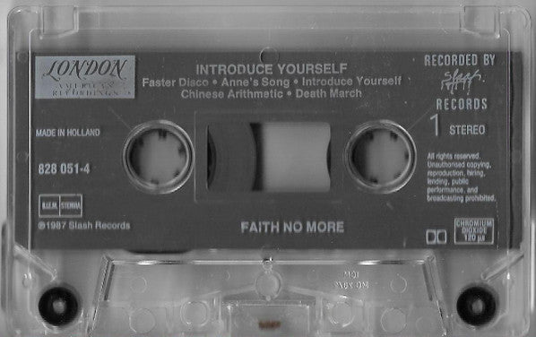 Faith No More : Introduce Yourself (Cass, Album, ICM)