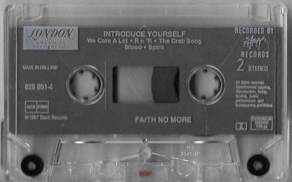 Faith No More : Introduce Yourself (Cass, Album, ICM)
