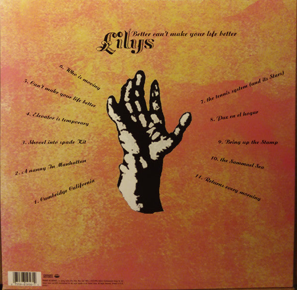 Lilys : Better Can't Make Your Life Better (LP, Album)