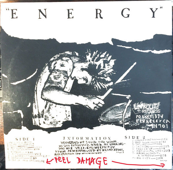 Operation Ivy : Energy (LP, Album, RE)