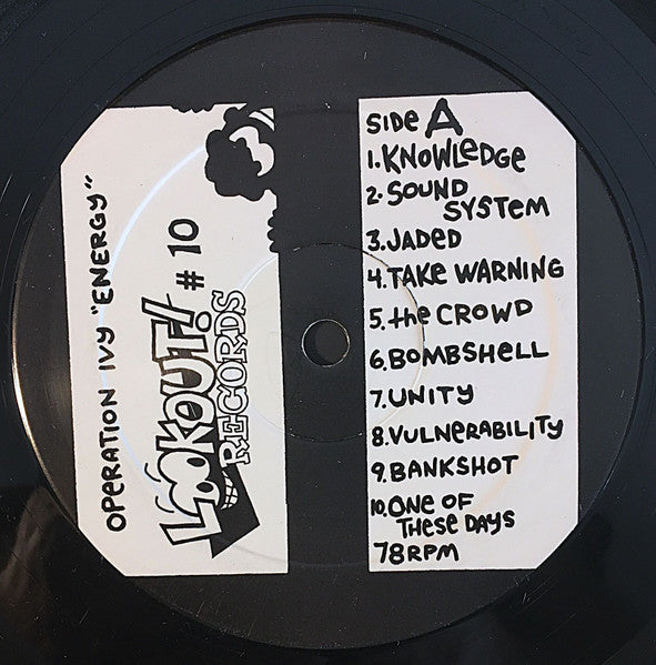 Operation Ivy : Energy (LP, Album, RE)