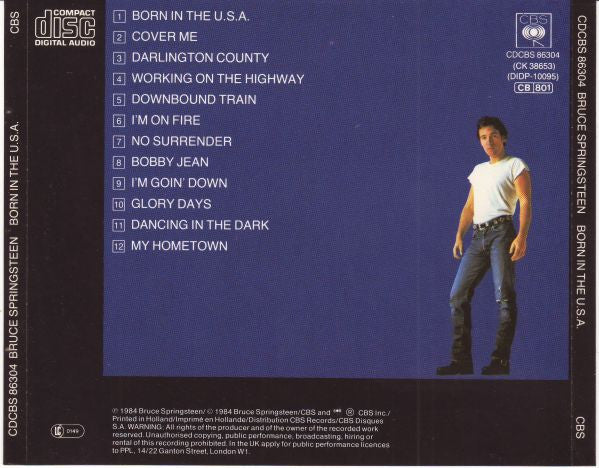 Bruce Springsteen : Born In The U.S.A. (CD, Album, RE)