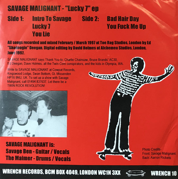 Savage Malignant : Lucky 7 (7", EP)