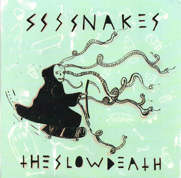 Ssssnakes / The Slow Death (2) : Ssssnakes / The Slow Death (7", Bla)