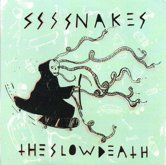 Ssssnakes / The Slow Death (2) : Ssssnakes / The Slow Death (7", Bla)