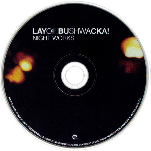 Layo & Bushwacka! : Night Works (CD, Album, Dig)